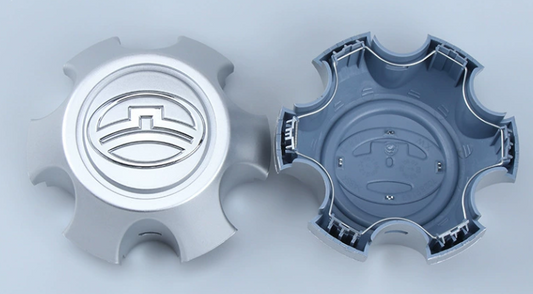 4x Nabendeckel 153mm kompatibel für Great Wall Motor Silber (Old Style)
