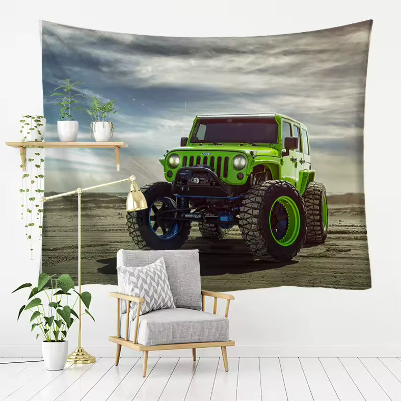 3D-Digitaldruck Poster & Wandteppich – Beiliou Cool Modified Car Series