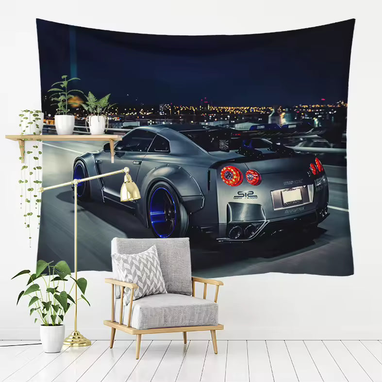 3D-Digitaldruck Poster & Wandteppich – Beiliou Cool Modified Car Series
